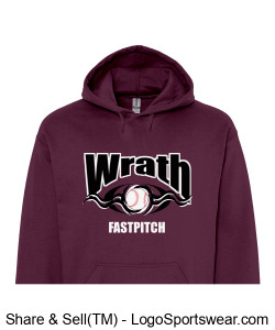 Maroon Wrath Sweatshirt Design Zoom