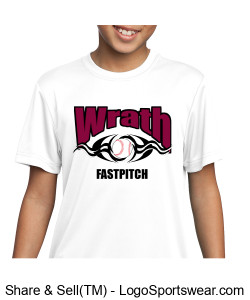 White Wrath Tee (youth) Design Zoom