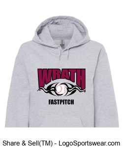 Sports Grey Wrath Hoodie Design Zoom